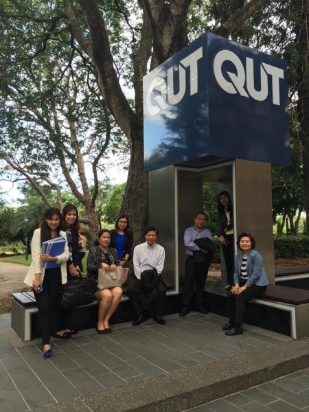 ประชุมร่วมกับเจ้าหน้าที่ International Staff ณ QUT (Queensland University of Technology)